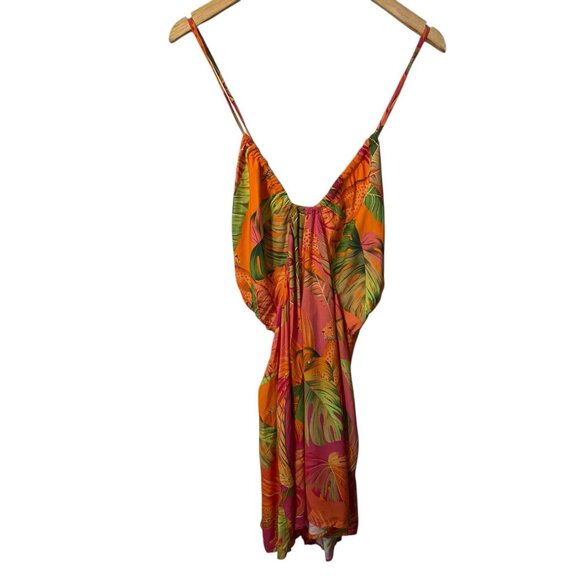 FARM RIO TROPICAL ROMPER SZ XL - Picture 1 of 6